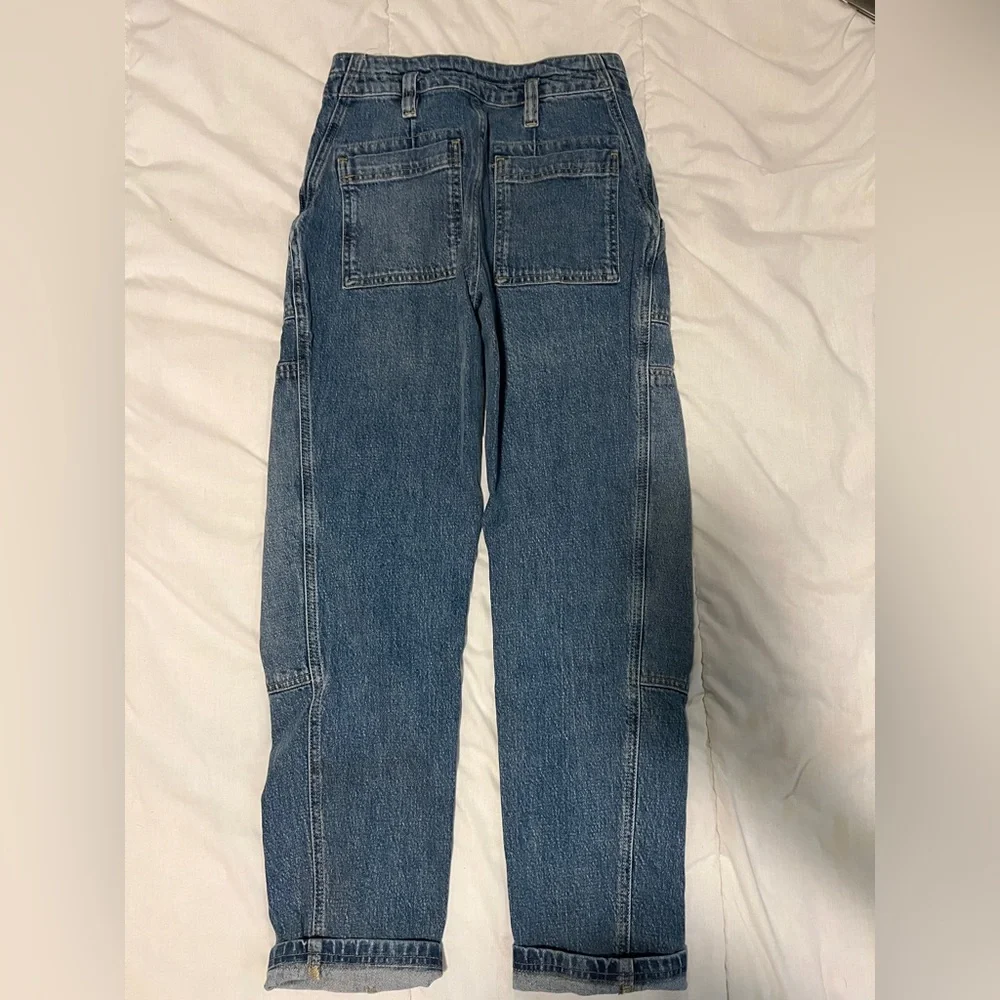 Pilcro Anthropologie work pants, Denim carpenter style. - Picture 5 of 7